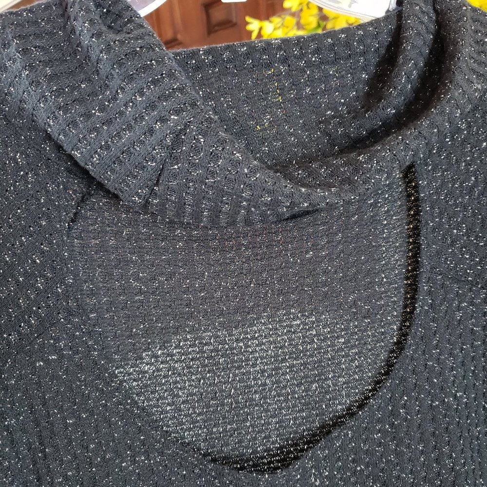 CHASER Open Back Sweater Cowl Neck - Picture 5 of 6